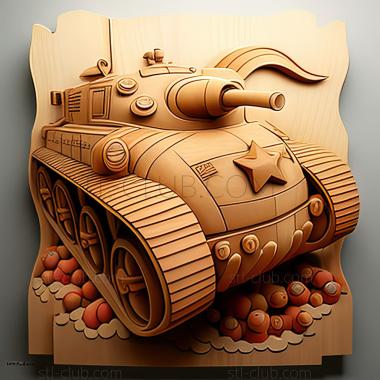 3D model Tanks for the Memories Miltank of the Maid Caf (STL)